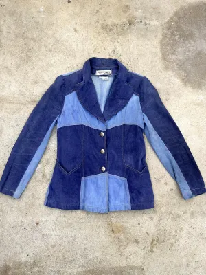 1970s Pat-Chez Patchwork Denim Jacket