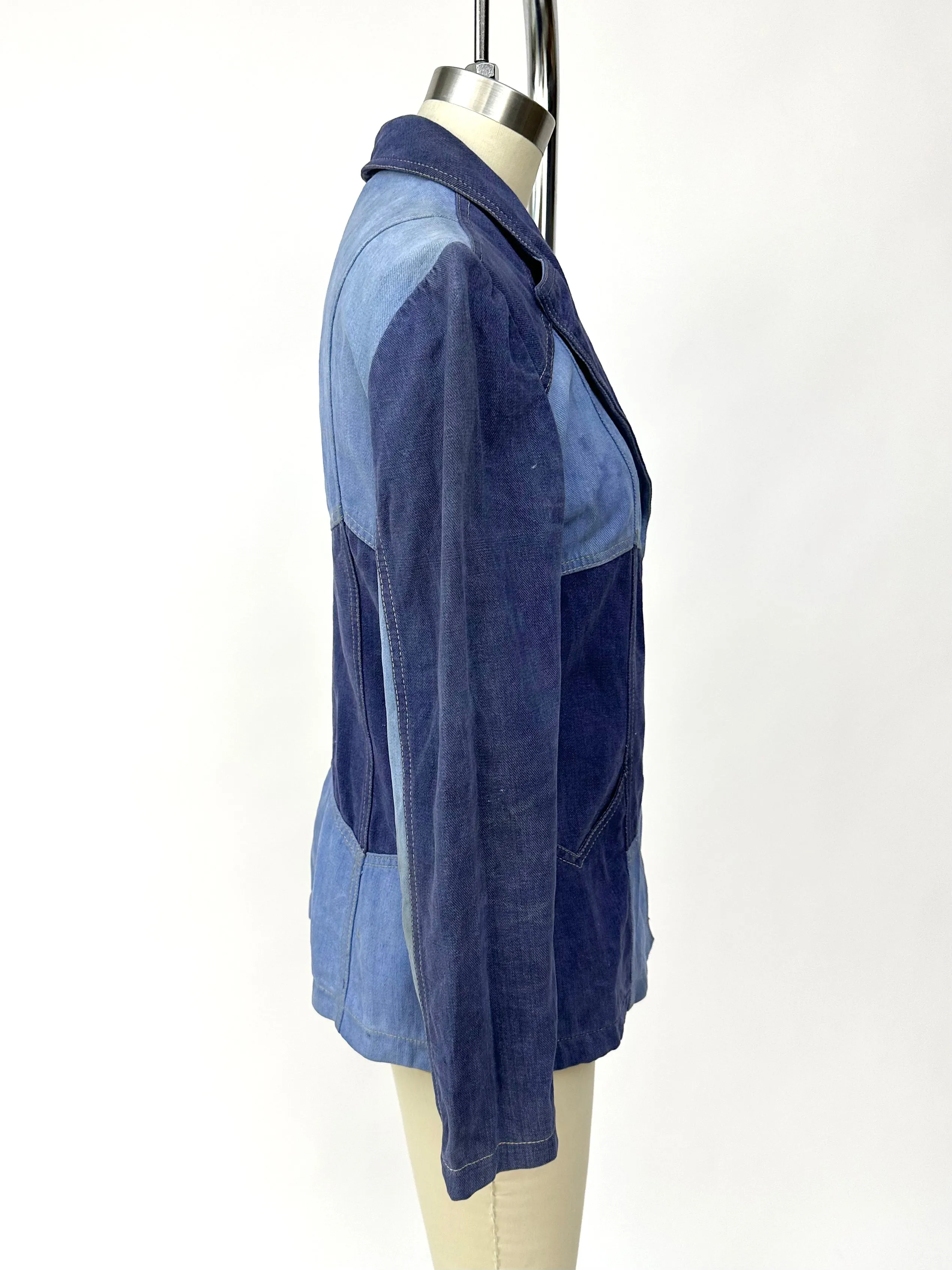 1970s Pat-Chez Patchwork Denim Jacket