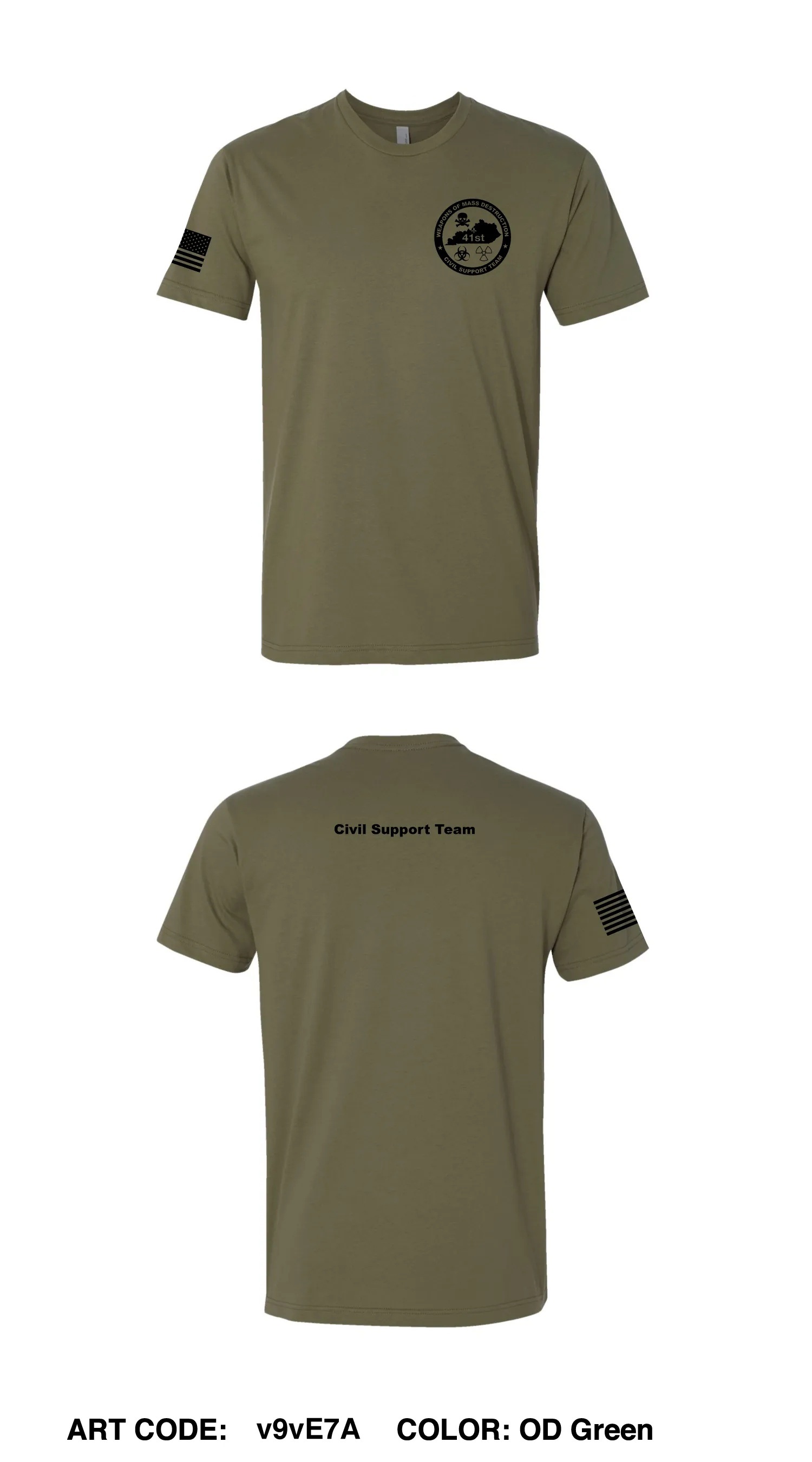 41st WMD CST Comfort Unisex Cotton SS Tee - v9vE7A