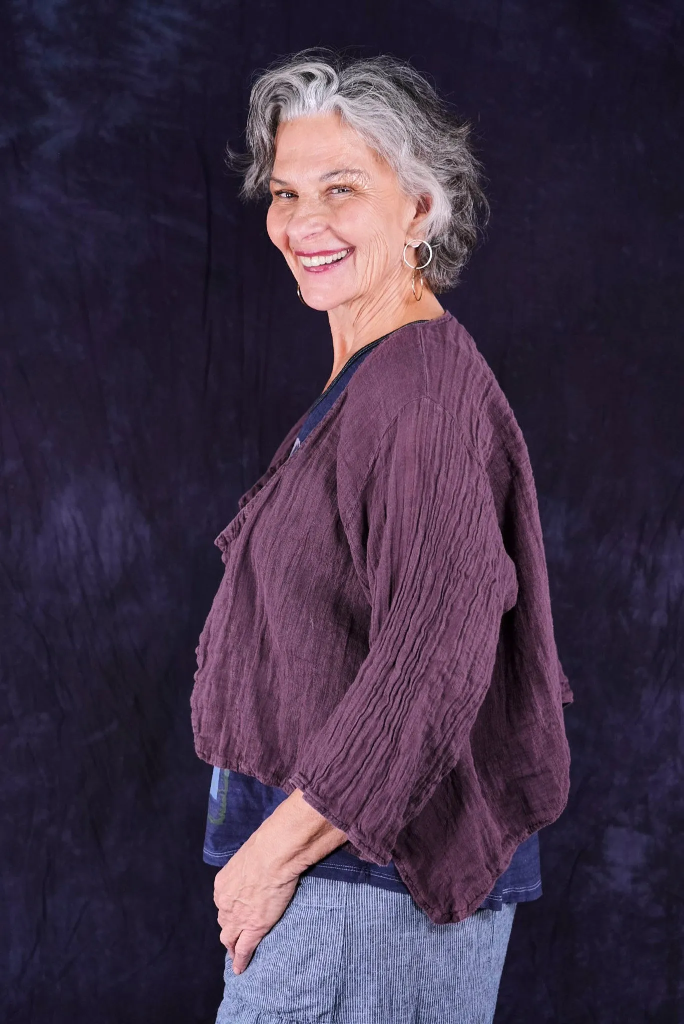 5316 Cheerful Cardi Fig