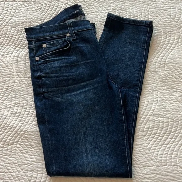 7 For All Mankind Josefina Boyfriend Skinny Jeans Size 26