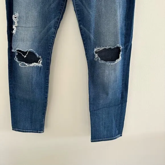 7 For All Mankind Josefina Skinny Boyfriend Jeans 30 $188