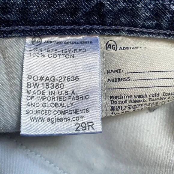 Adriano Goldschmied The Ex-Boyfriend Slouchy Slim Jeans 15 Years Ripped Size 29
