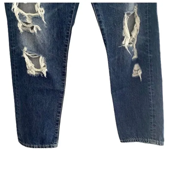 Adriano Goldschmied The Ex-Boyfriend Slouchy Slim Jeans 15 Years Ripped Size 29