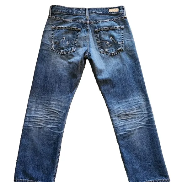 AG Adriano Goldschmied Ex- Boyfriend Crop Jeans Size 27