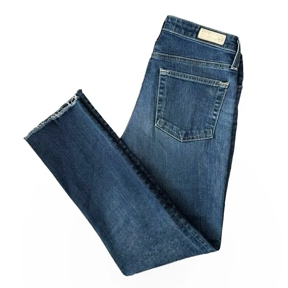 AG Adriano Goldschmied Isabelle High Rise Straight Leg Jeans