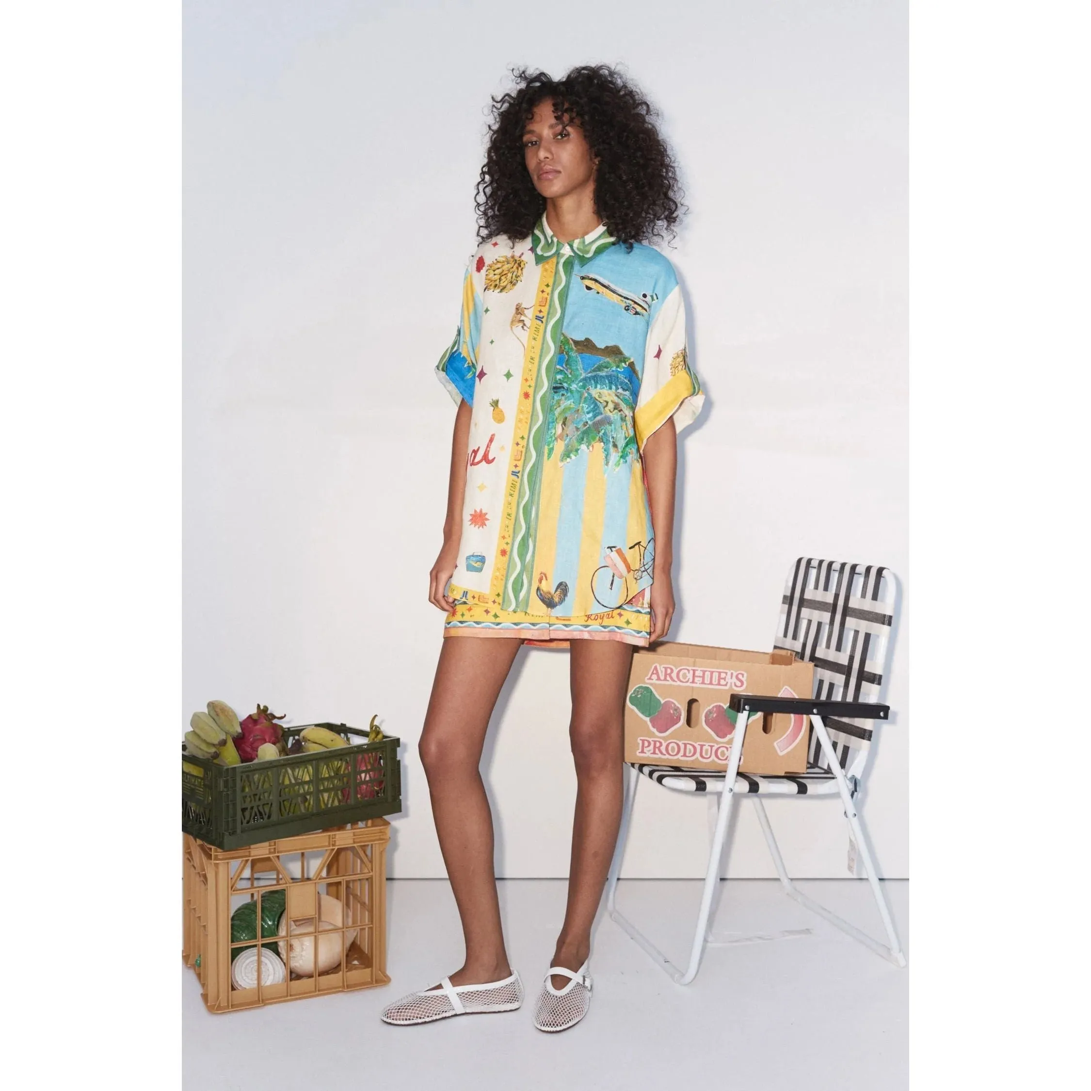 ALL ABOARD LINEN SHIRT