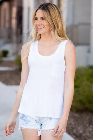 Anabelle Tank White