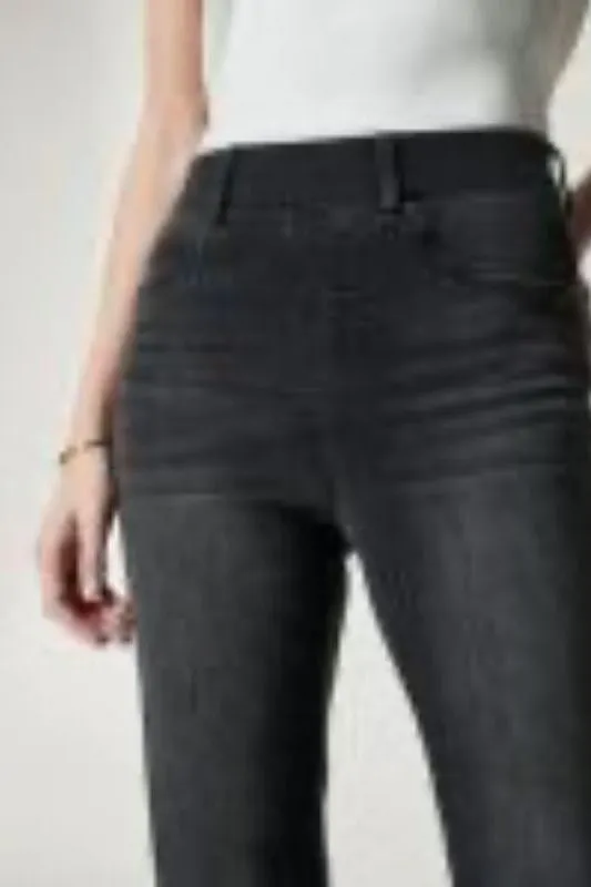 Ankle Straight Leg Jean - Black