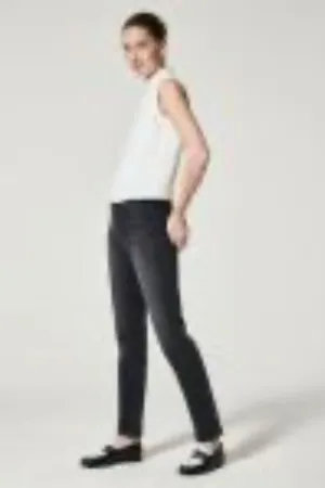 Ankle Straight Leg Jean - Black