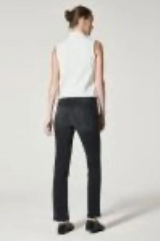 Ankle Straight Leg Jean - Black