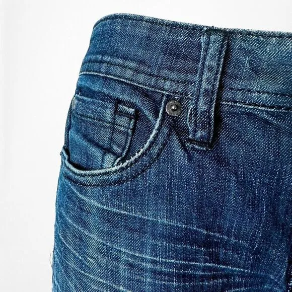 Apt. 9 Dark Wash Low Rise Slim Fit Straight Leg Denim Jeans Size 29