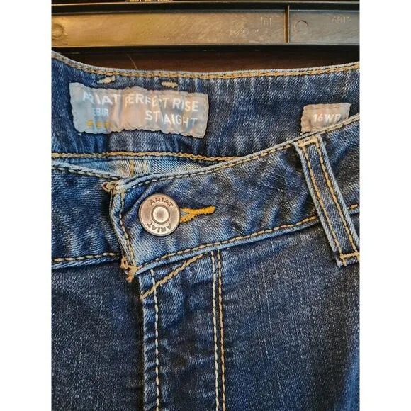 Ariat durastretch straight leg jeans size 16