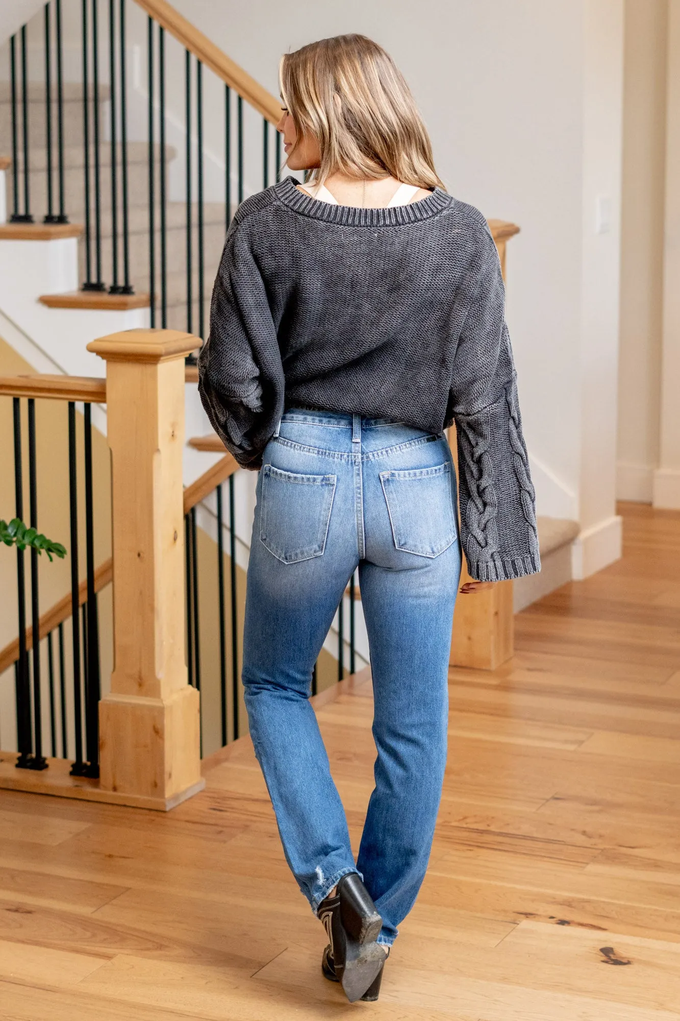 Ashland High Rise Slim Straight Leg
