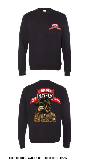 B Co, 326 BEB, 1BCT Comfort Unisex Crewneck Sweatshirt - udHPBk