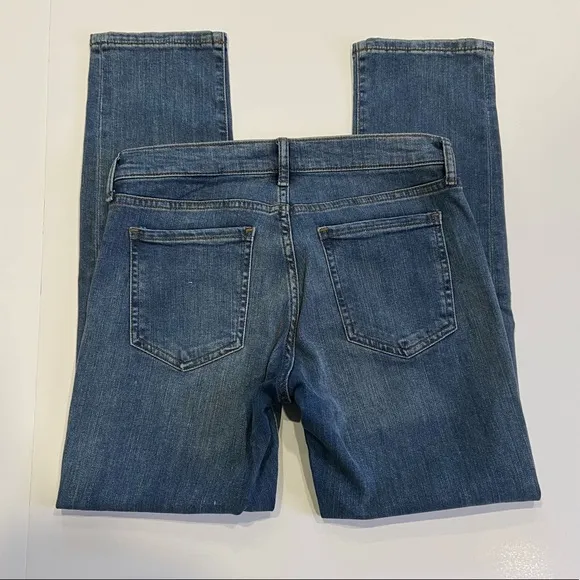 Banana Republic Slim Straight Jeans Medium Blue Sz 28P