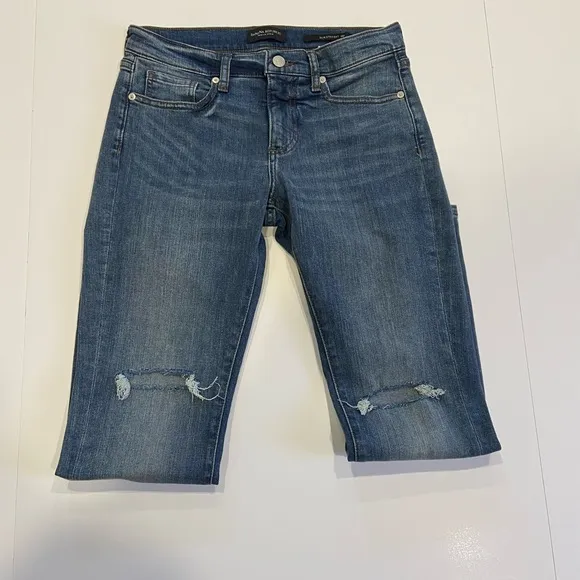 Banana Republic Slim Straight Jeans Medium Blue Sz 28P