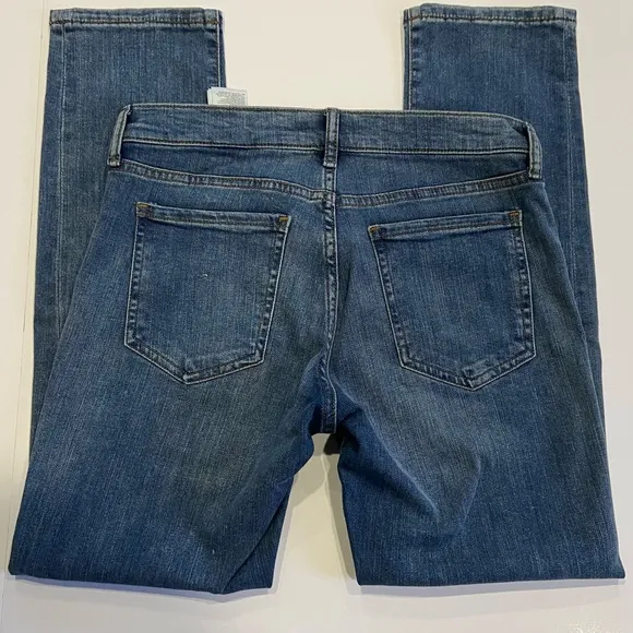 Banana Republic Slim Straight Jeans Medium Blue Sz 28P