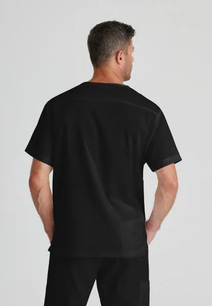 Barco Essentials Top-3 Pocket Unisex V-Neck Scrub Top