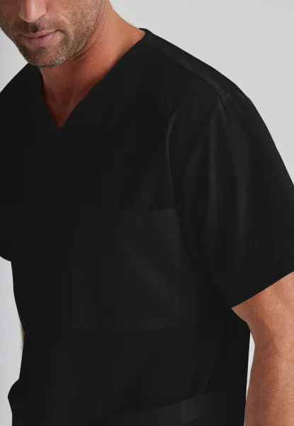 Barco Essentials Top-3 Pocket Unisex V-Neck Scrub Top