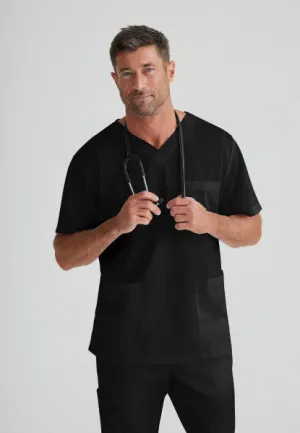 Barco Essentials Top-3 Pocket Unisex V-Neck Scrub Top