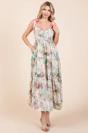 Beautiful Eyelet Tiered Maxi Dress