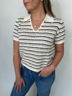 Bella Dahl Collared Popover Sweater