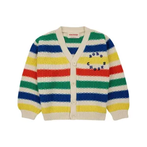 Bobo Choses Multicolor Stripes Cardigan