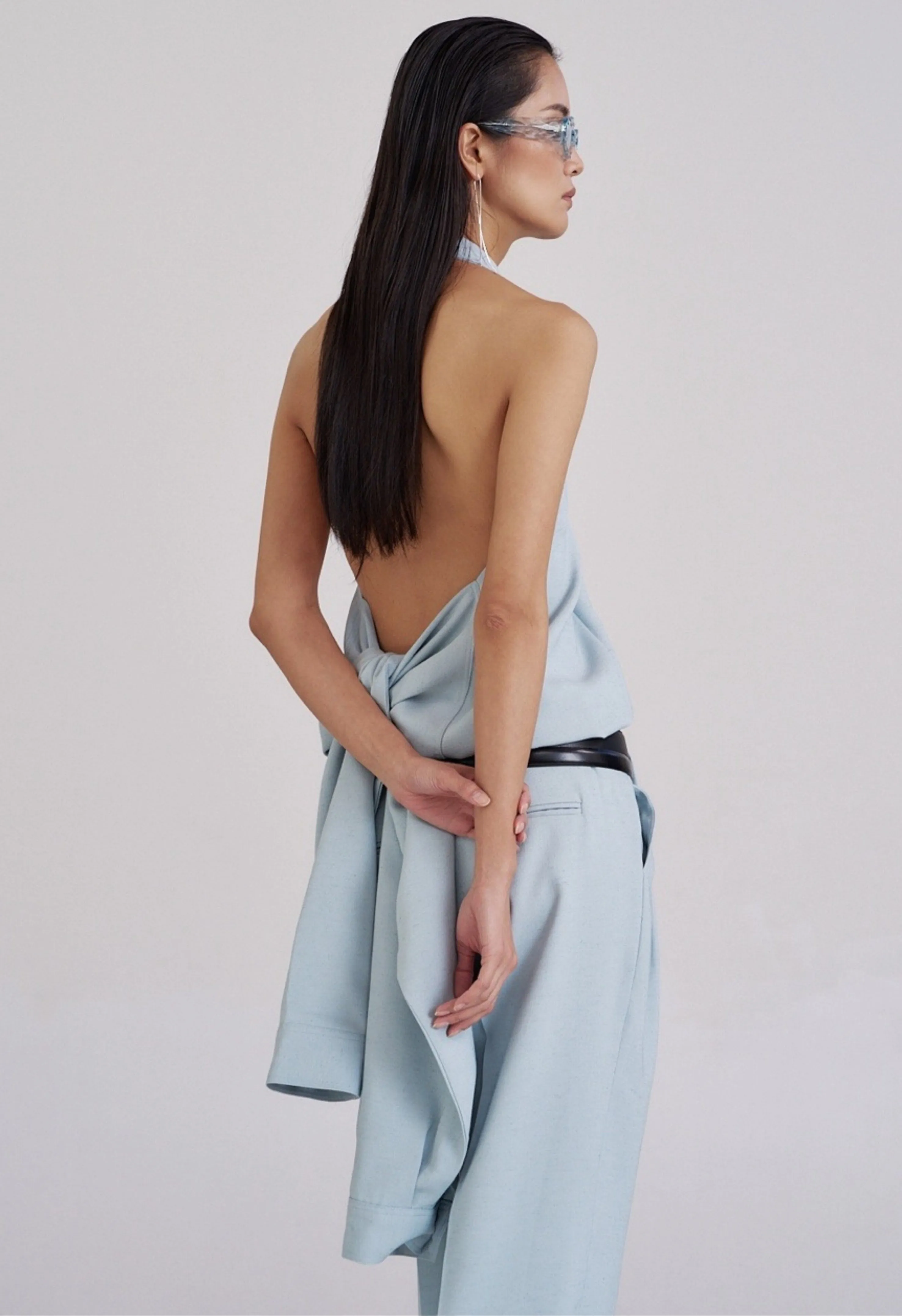 Bonnie Linen Halter Top