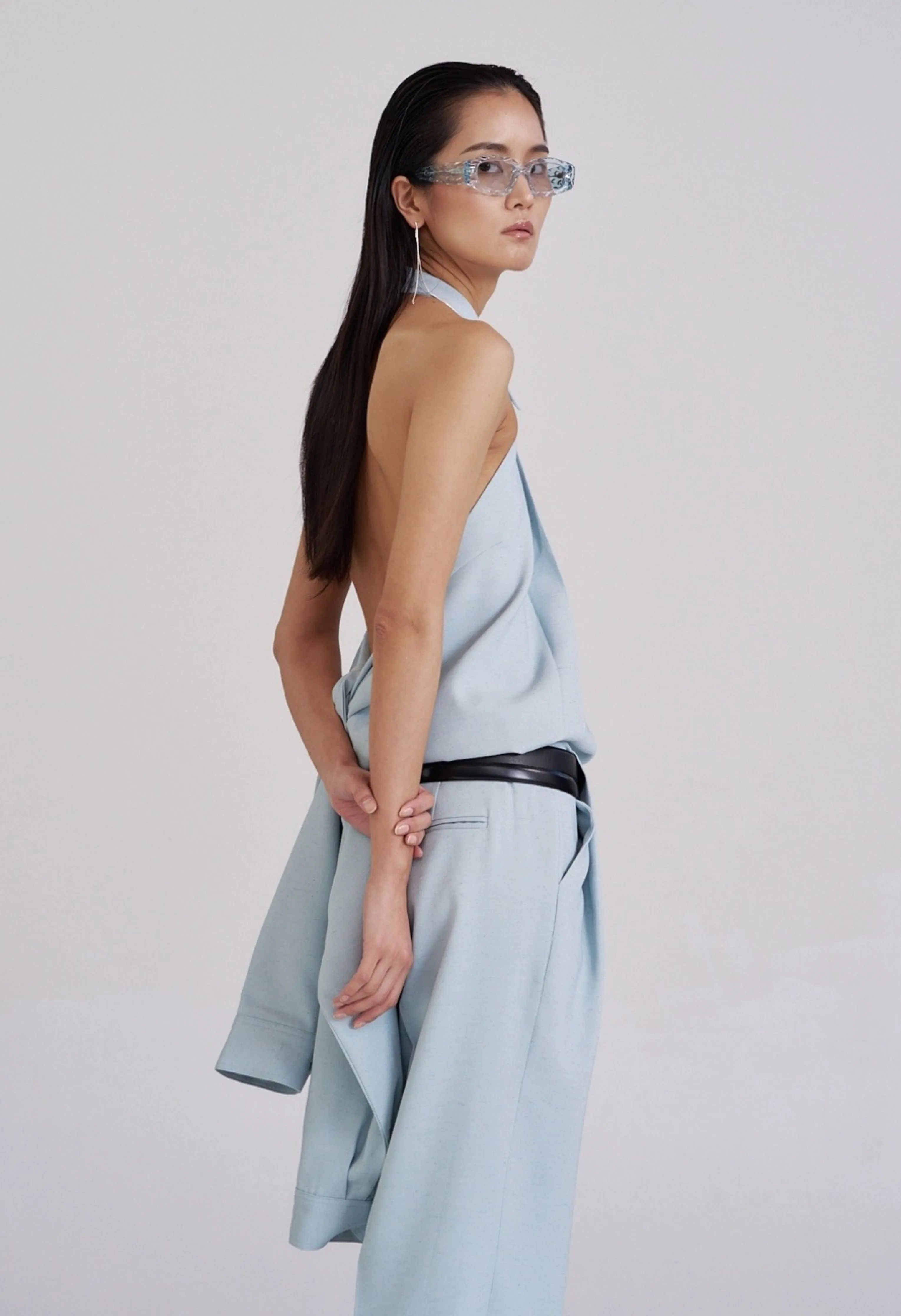 Bonnie Linen Halter Top