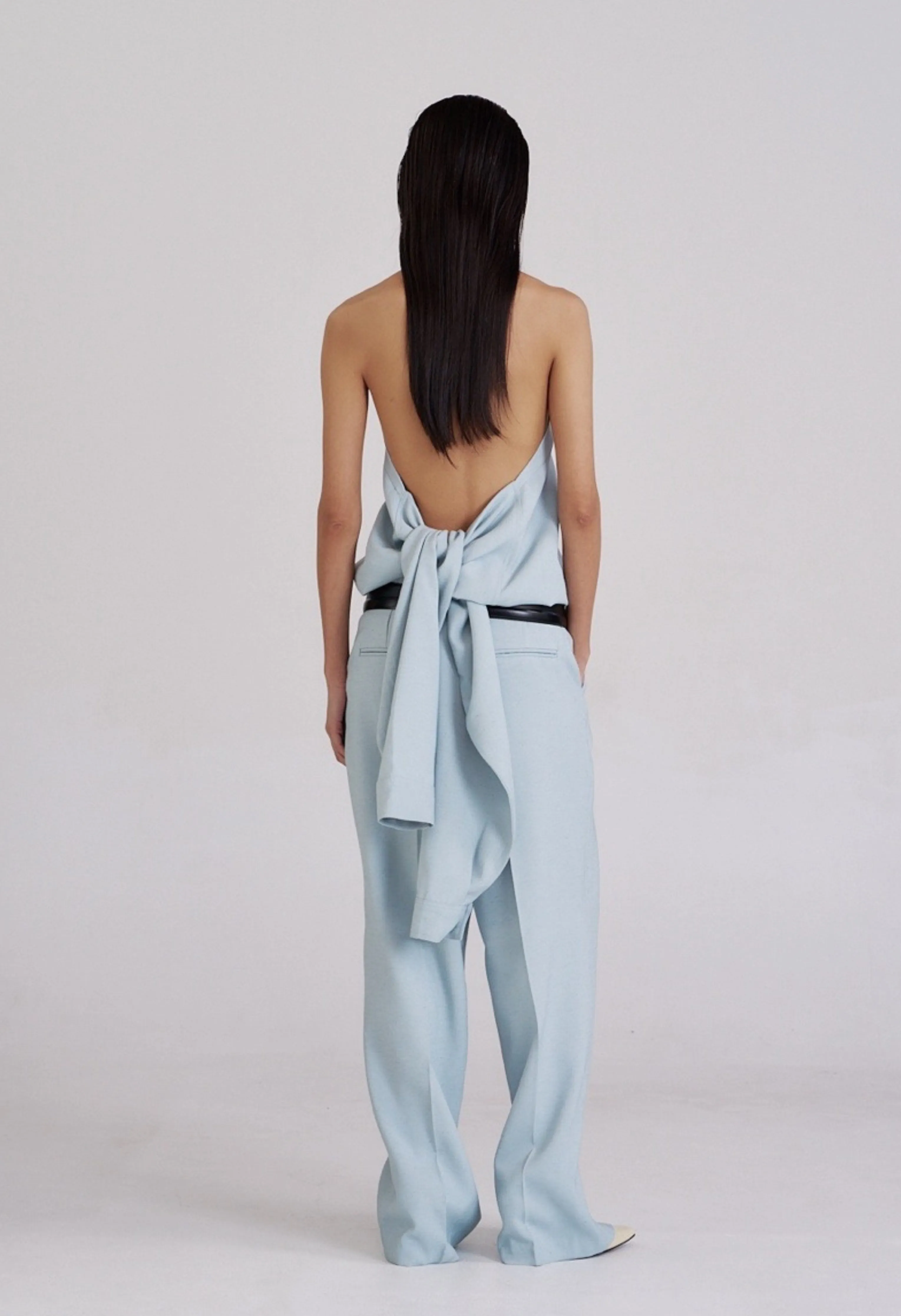 Bonnie Linen Halter Top