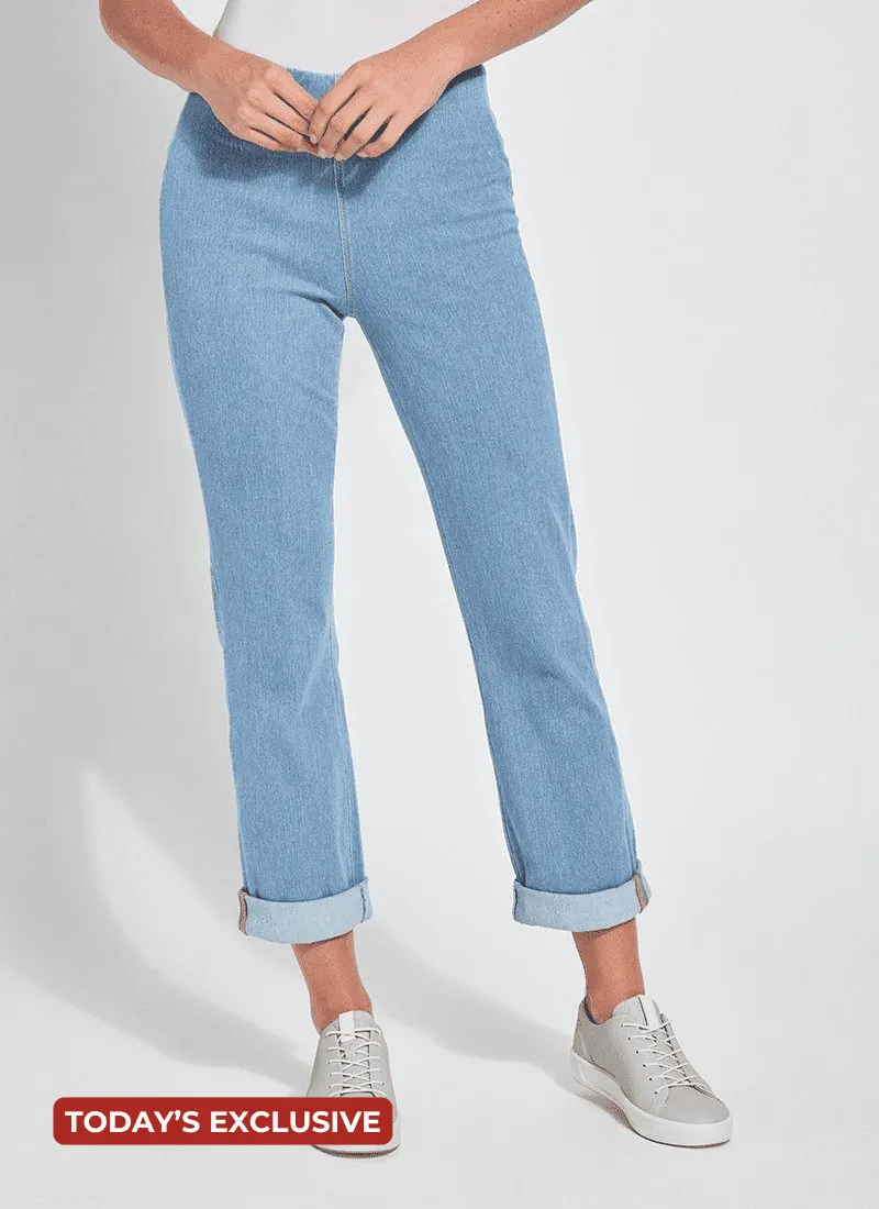 Boyfriend Denim (Plus Size, 26" Inseam Cuffed)