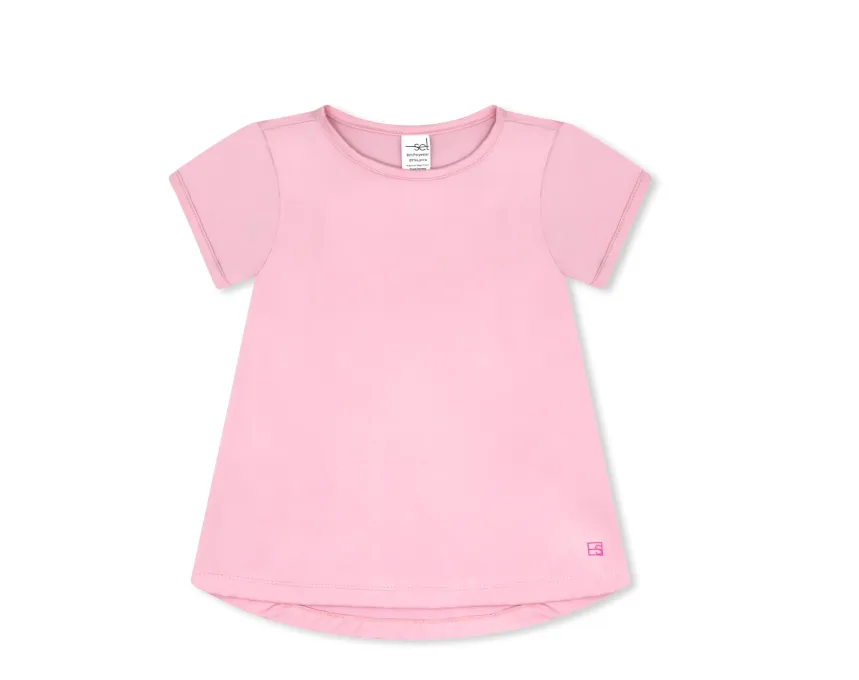 Bridget Basic Tee - Cotton Candy Pink