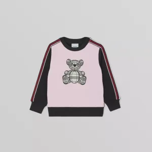 Burberry Thomas Bear Pink Cotton Sweatshirt