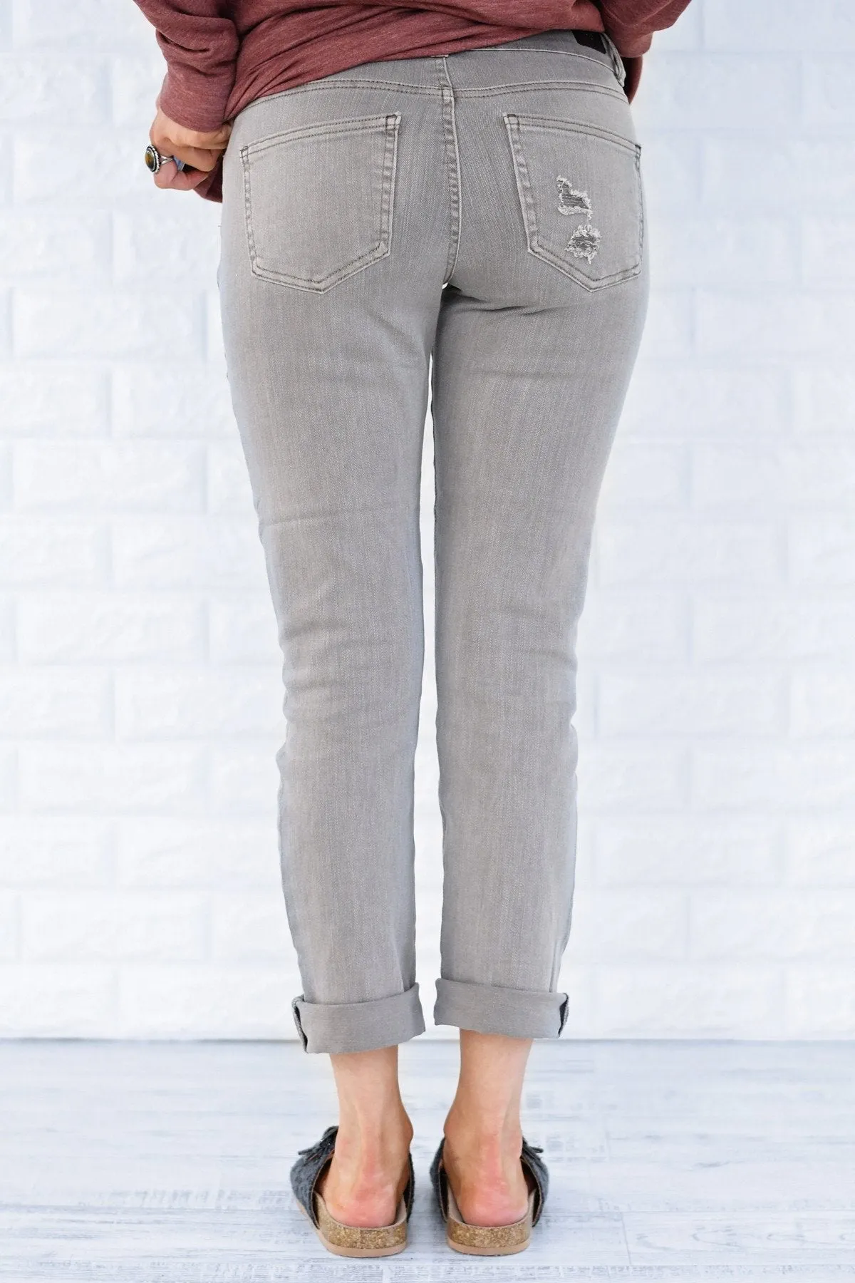 Calypso Jeans - The Boyfriend Effect Grey