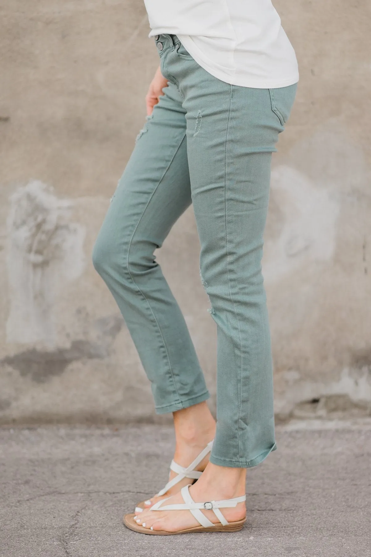 Calypso Pants - The Boyfriend Effect Sea Mint