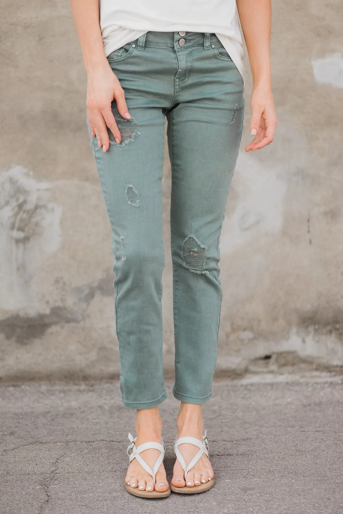 Calypso Pants - The Boyfriend Effect Sea Mint