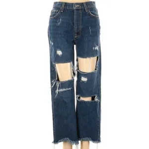 Carmar Distressed Denim High Rise Jeans size 26