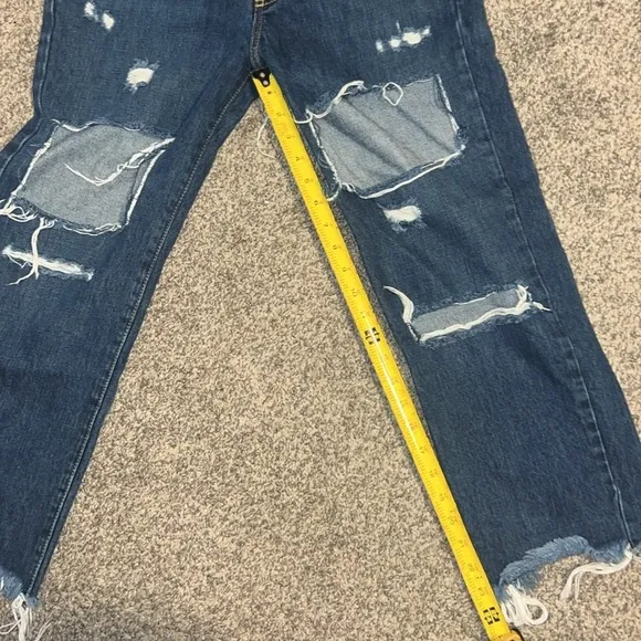 Carmar Distressed Denim High Rise Jeans size 26