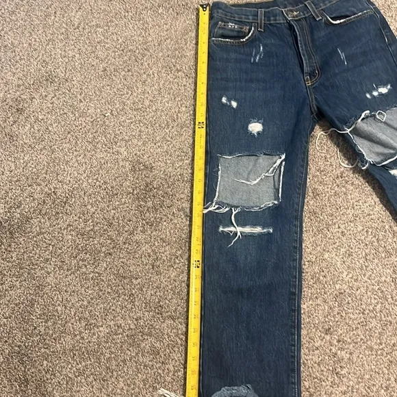 Carmar Distressed Denim High Rise Jeans size 26