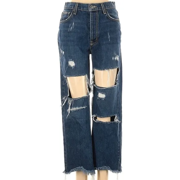 Carmar Distressed Denim High Rise Jeans size 26