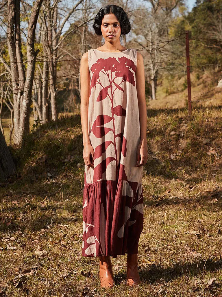 Cedar Floral Dress & Overlay Set