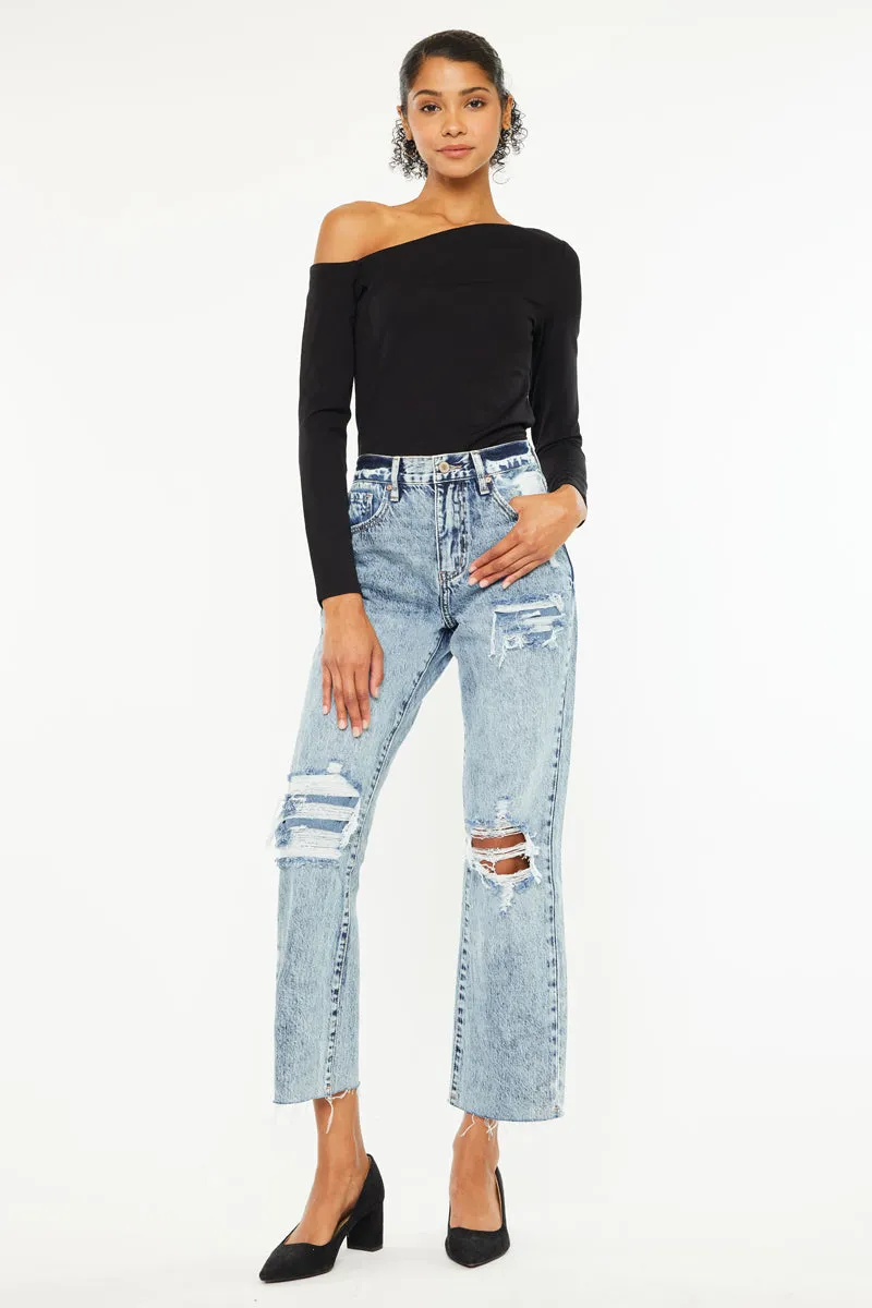 Chesney High Rise Straight Leg Jeans
