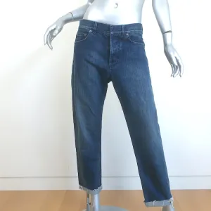 Christian Dior J'Adior Boyfriend Jeans Blue Denim Size US 4
