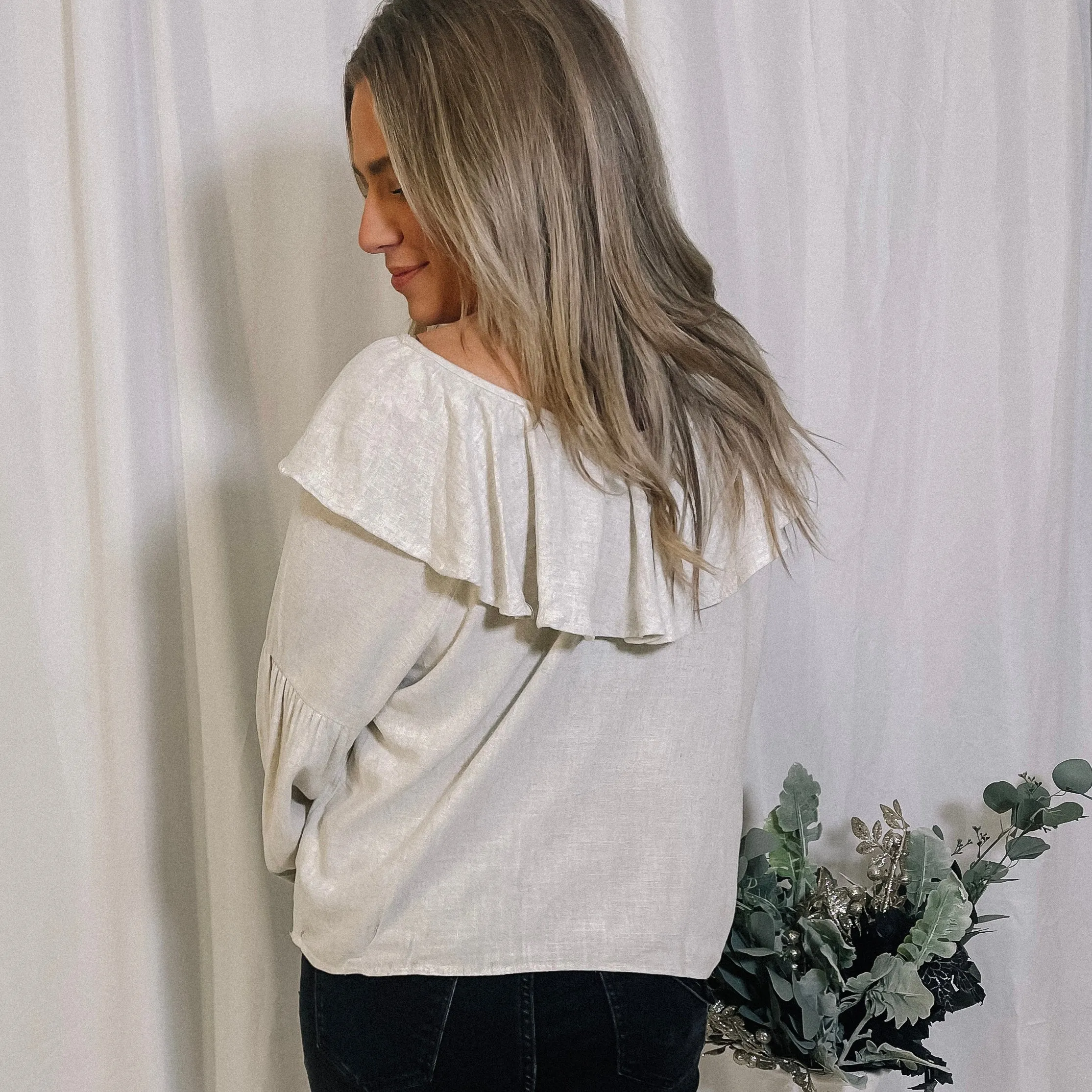 Class Act Top - Oatmeal