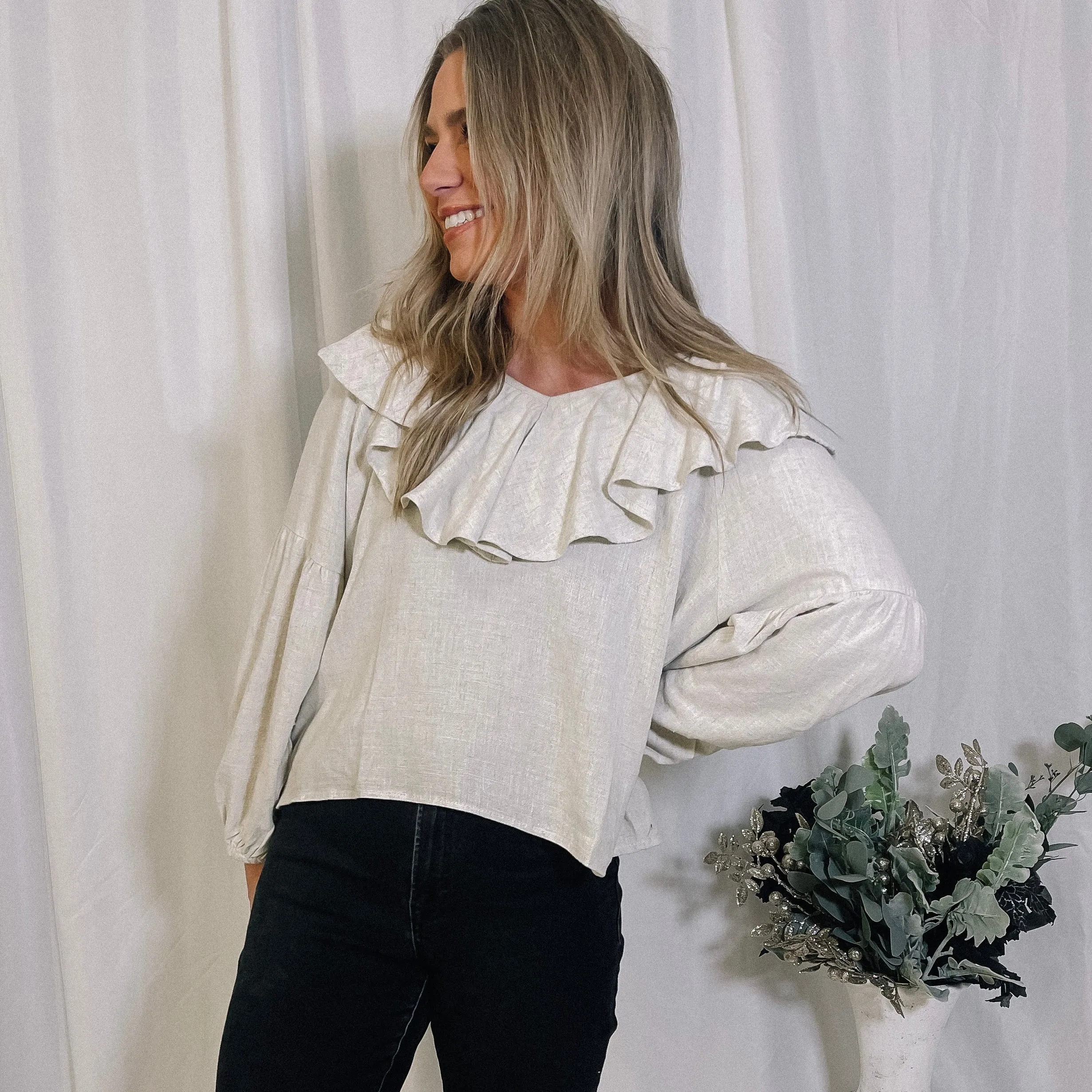 Class Act Top - Oatmeal