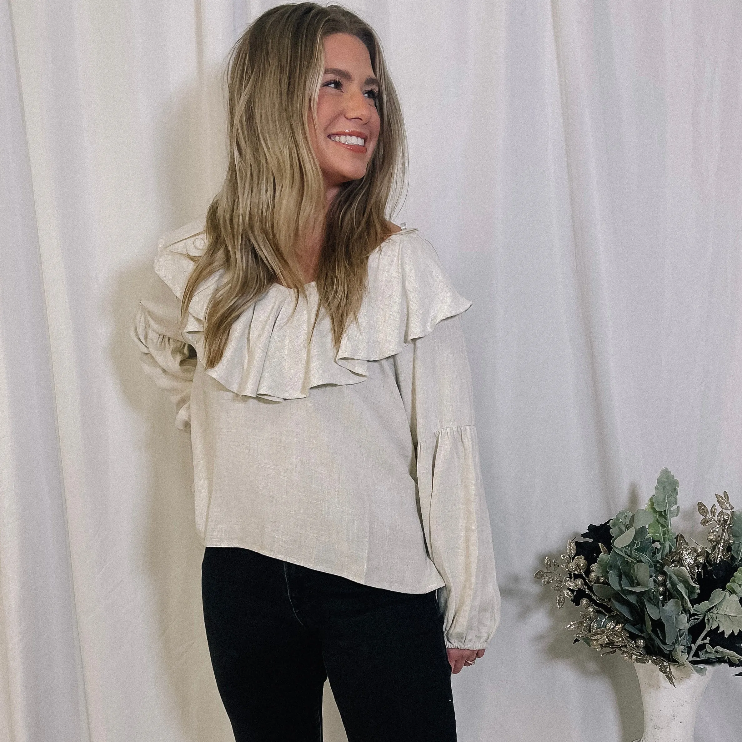 Class Act Top - Oatmeal