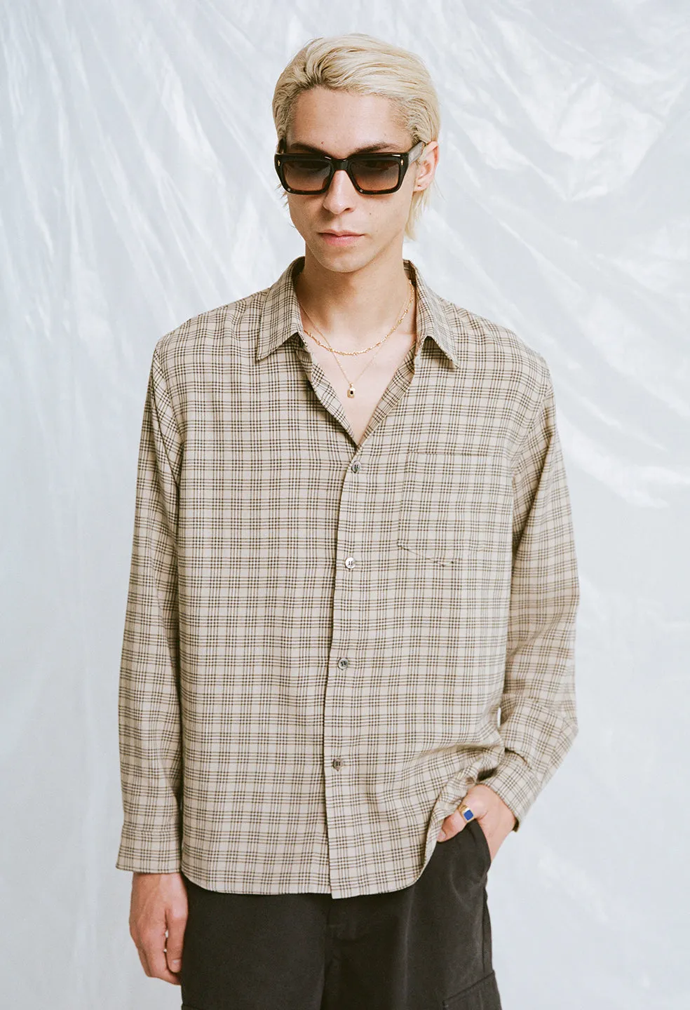 Cloak Button Up / Prato Check