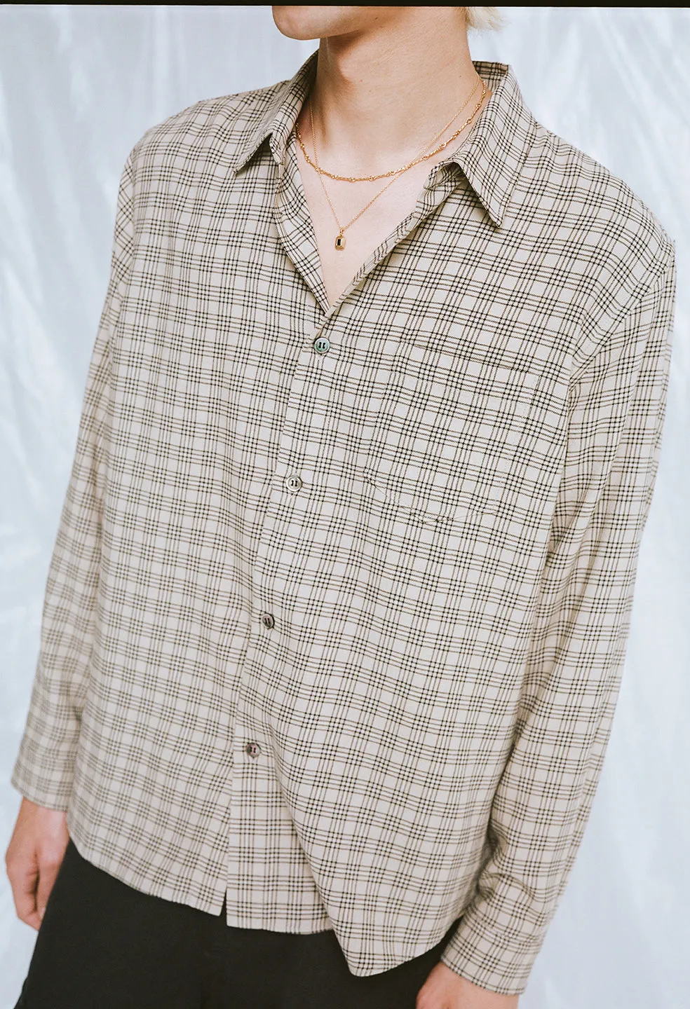 Cloak Button Up / Prato Check