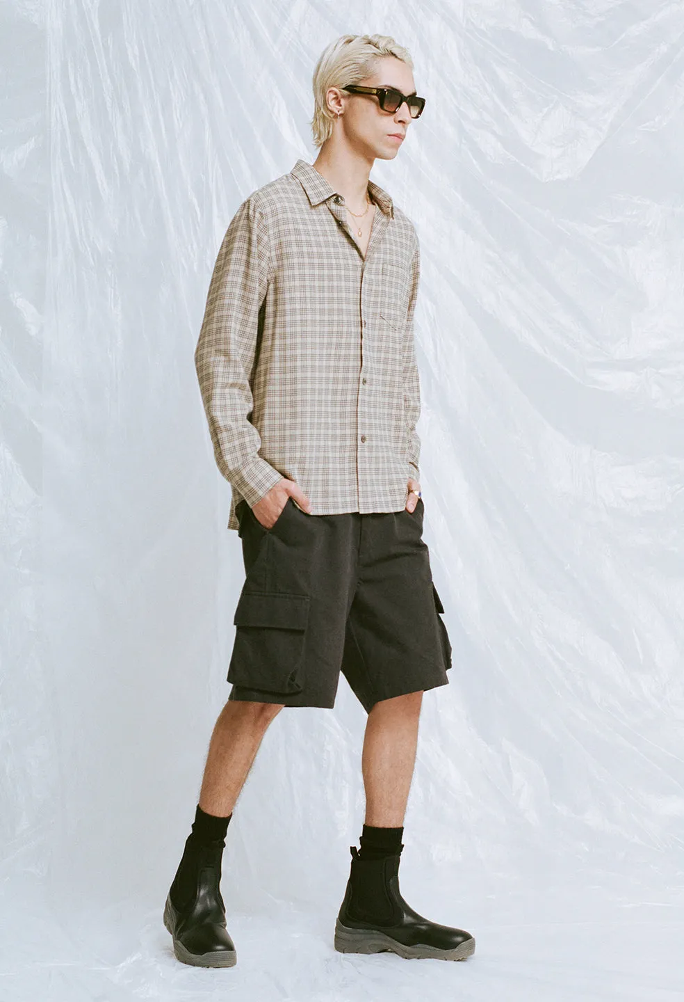 Cloak Button Up / Prato Check